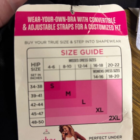 Maidenform Flexees Womens Sculpting Singlet Ultra Firm Comfort Size 2XL Black - Picture 7 of 9